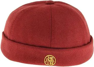 Mens Vintage Docker Hat Wool Felt Leon Beanie Cap Adjustable Red|Clothing, Shoes & Accessories | Mens Accessories | Hats|1 Piece Docker Beanie Hat
