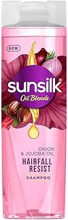 Sunsilk Hairfall Shampoo with Onion & Jojoba Oil|| that works best to nourish your long hair|| and makes it grow stronger from the first wash|| 195ml Unscented
