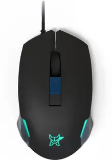 Arctic Fox Breathing Lights and DPI Upto 3600 Wired Ambidextrous Optical Gaming Mouse