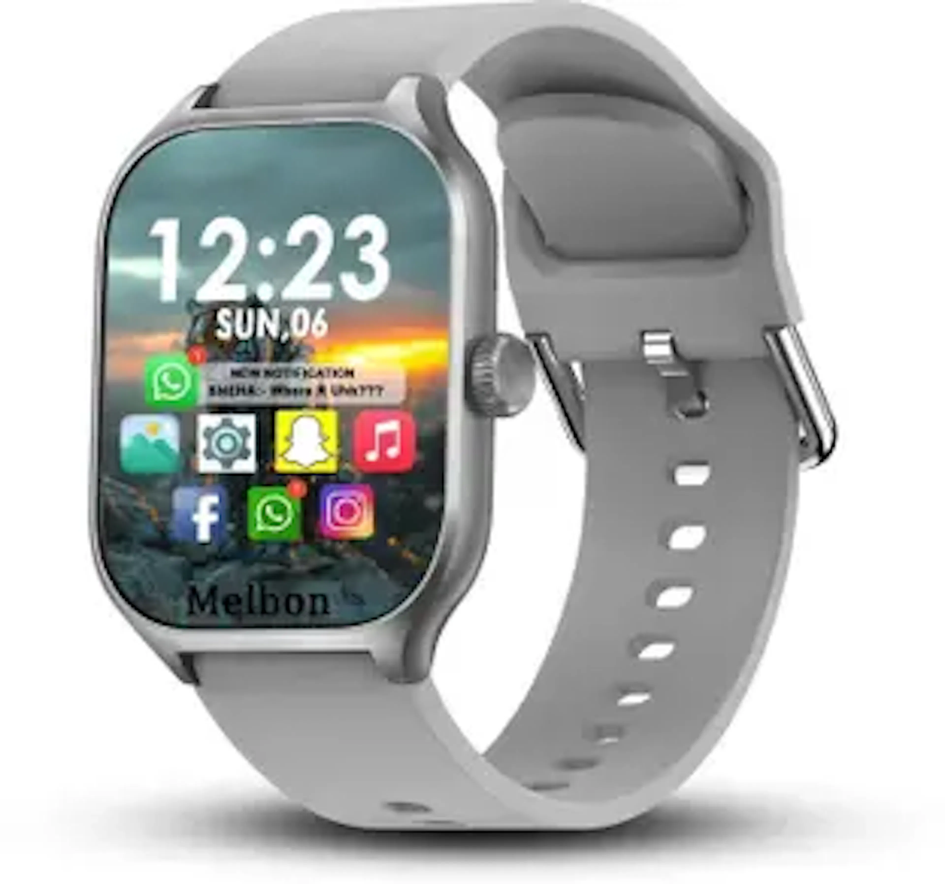 Melbon H9 BT Calling, Fitness tracking Multiple Watch ,Sleep Monitor,Heart & SpO2 Smartwatch