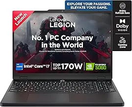 LenovoLegion 5 2025 Intel Core i7-13650HX | NVIDIA RTX 5060 8GB (16GB RAM/1TB SSD/WUXGA IPS/165Hz/15.3" (38.8cm)/Windows 11/Office 2024+AI Now/Black/2.1Kg), 83LY00SVIN AI Powered Gaming Laptop
