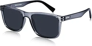 DervinUV Protected Polarized Square Sunglasses for Men and Women