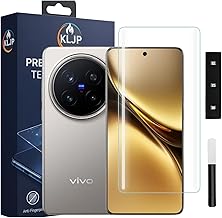 UV Tempered Glass Screen Protector For Vivo X200 Pro (Pack of 1) Full UV Curved Screen Protector Case Friendly HD Clarity with installation kit