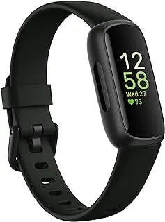 Fitbit Inspire 3 Health & Fitness Tracker (Midnight Zen/Black) with 6-Month Premium Membership