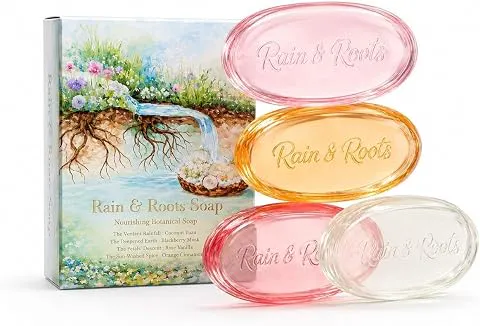 Bath Soap Bar | Premium Bathing Soap | Assorted Fragrance Variants - Pack of 4 - Suitable for Daily Use, Mixed Fragrance Anti-Aging