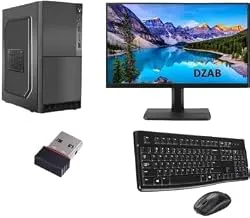 Core i5 Desktop PC | 8GB RAM | 128GB SSD + 500GB HDD | Windows 11 | 19” LED Monitor | 1GB Graphics | Keyboard & Mouse | Black