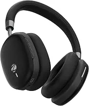 ZEBRONICSSilencio 200T Wireless Headphones, Hybrid ANC 48dB, Upto 100Hrs Playback, 40mm Drivers, Dual Mic ENC, BT v6.0, Gaming Mode, Dual Pairing, Touch Controls, App Support, AUX, Maroon