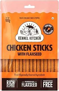 Kennel Kitchen All Life Stages Soft Baked Chicken Stick Treats for Dogs, 100g (Pack of 1)