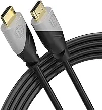 Portronics Konnect Sync 4K@60Hz HDMI to HDMI Cable, 3M Length with Support eARC and Compatible with Smart HDTV, Laptop, Monitor, Projector, eARC enable Soundbar(Black)