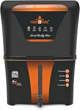 AQUA D PURE 4 in 1 Copper RO Water Purifier with 10 Stage Purification Filtration, UV, UF, TDS Adjuster and 12 Liter Large Storage Tank, Suitable for all type of water supply.