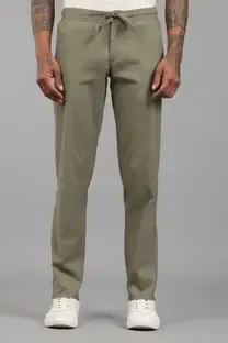sti Relaxed Men Light Green Trousers