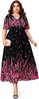 Girl's & Women's Solid Color V-Neck A-Line Maxi Dress for Women | Party Outfit | One Piece Long Gown| Ethnic Look Outfit for Women | Elegant Casual Wear