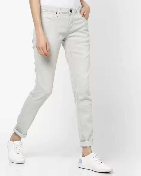 Panelled Sim Fit Jeans