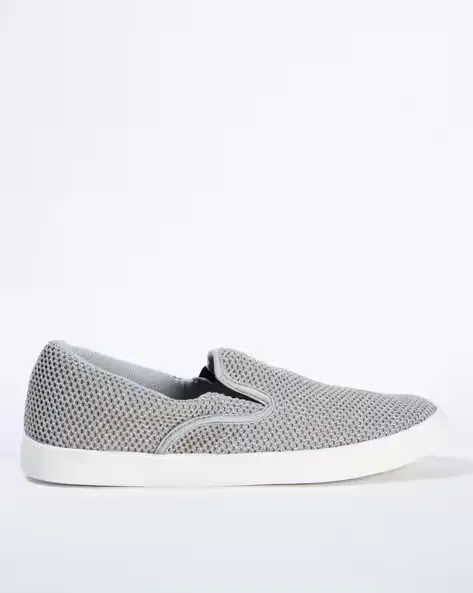 Textured Slip-On Plimsolls