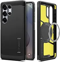 SpigenTough Armor (AI) MagFit | Samsung Galaxy S25 Ultra Case [MagSafe] [Kickstand] Galaxy S25 Ultra Back Cover | TPU+PC - Black
