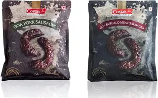 Costa's Goa Pork Sausages 200g & Goa Buffalo Meat Sausages 200g (Vacuum Packed) (1 Each)