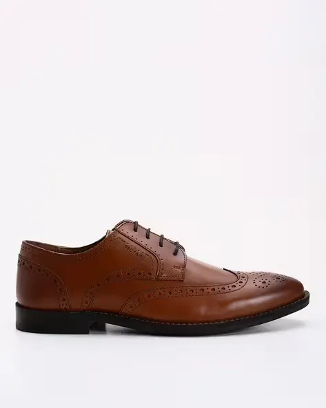 Leather Brogue Formal Shoes