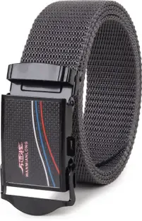 ROVERSOLE Men Casual Grey Nylon Belt