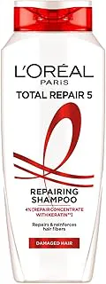 L'Oreal Paris Shampoo, For Damaged And Weak Hair, With Pro-Keratin + Ceramide, Total Repair 5, 340Ml. Unscented