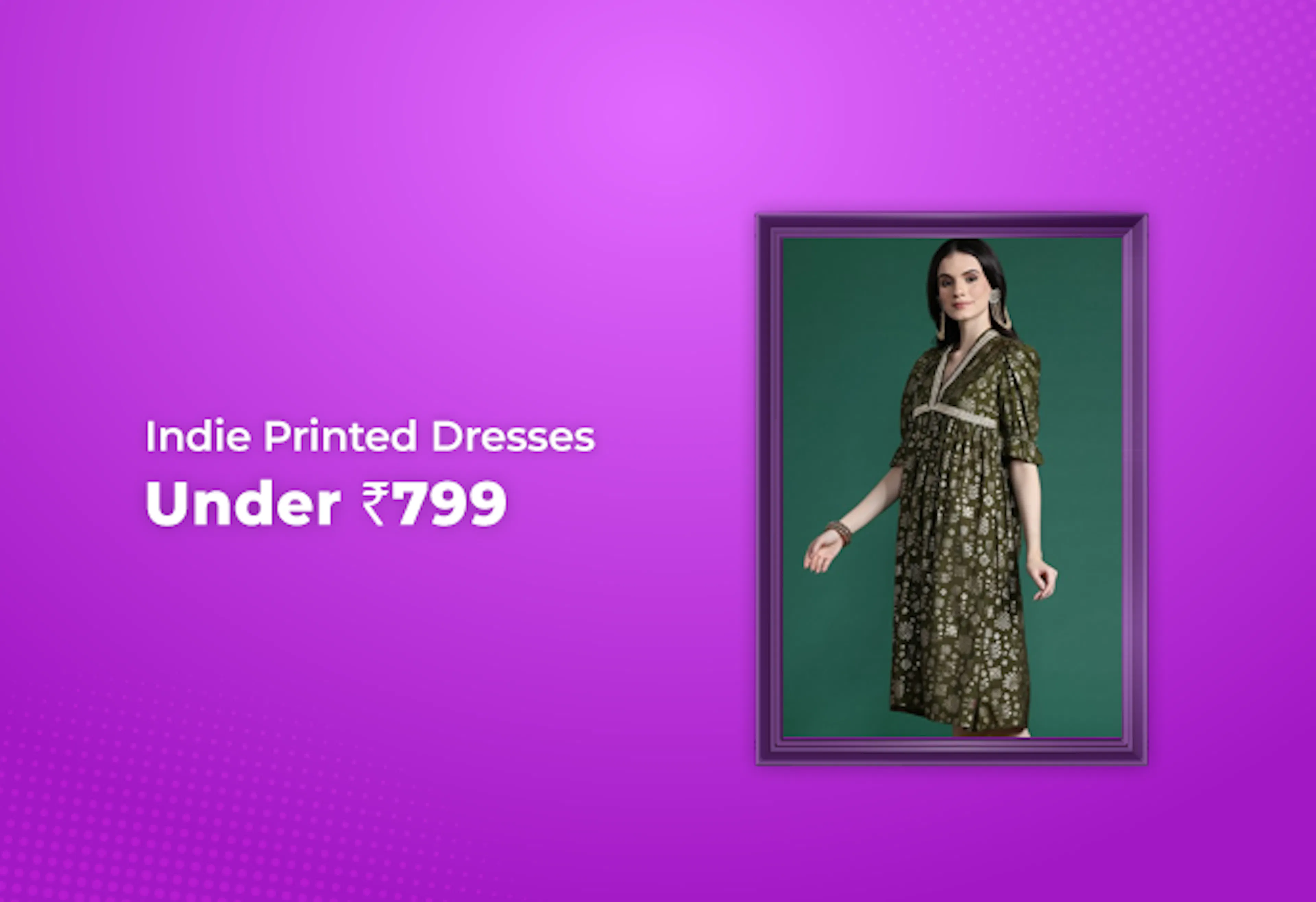 Indie Printed Dresses Under Rs 799