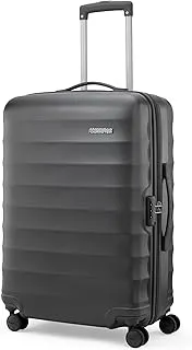 American TouristerBarcelona | Check-in Trolley Bag (69 cm) | 360° 8 Wheel Travel Luggage | Hard Case Polycarbonate Suitcase | Mounted Combination Lock | Gun Metal