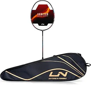 Li-Ning Ignite Series Carbon Fibre Superlite Speed Racket wuth Full Cover