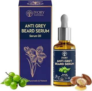 Greys Beard Oil Serum (55 Ml) - Turning White Beard to Black | Reversing Graying Hair Naturally