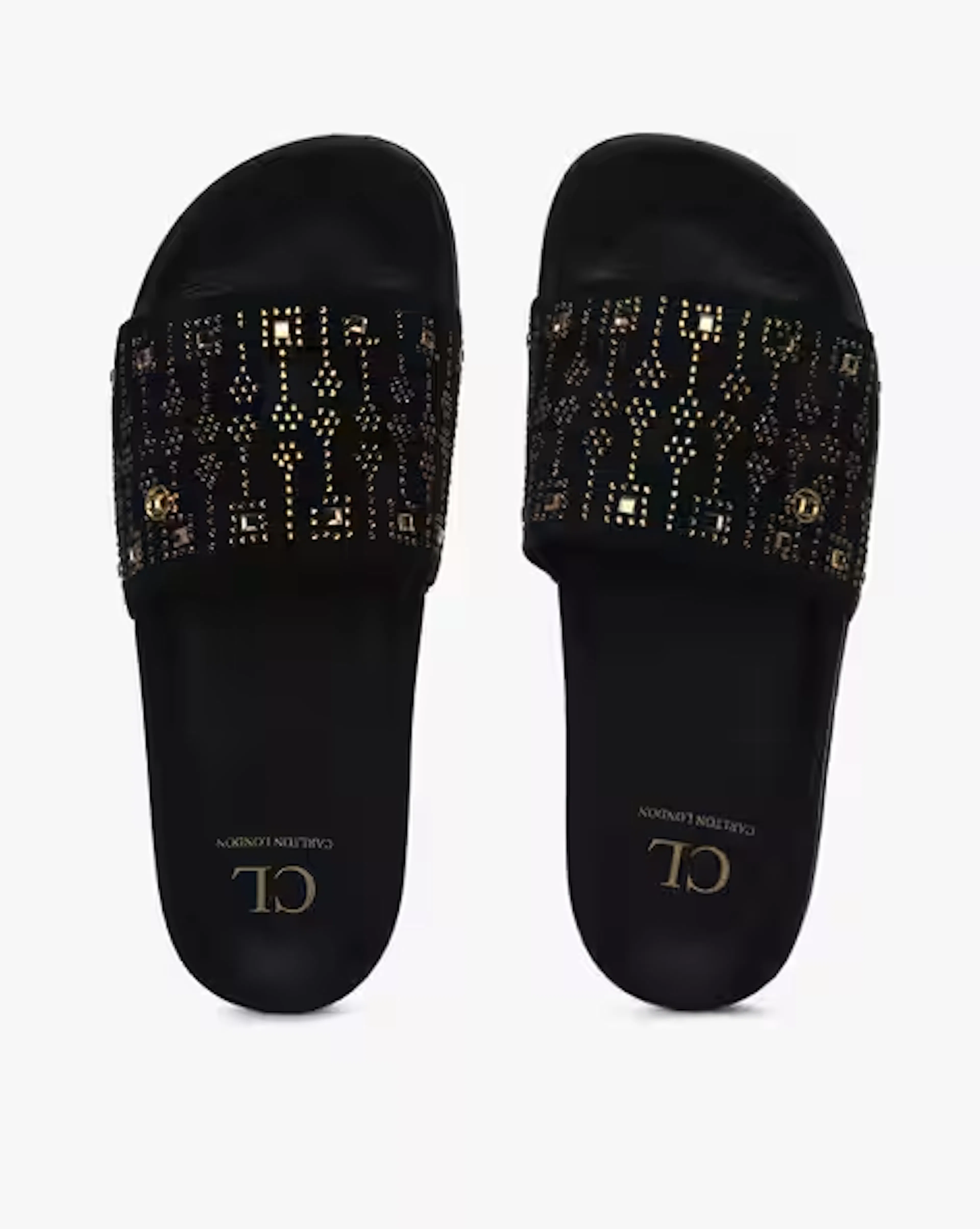 Embellished Slip-On Sliders