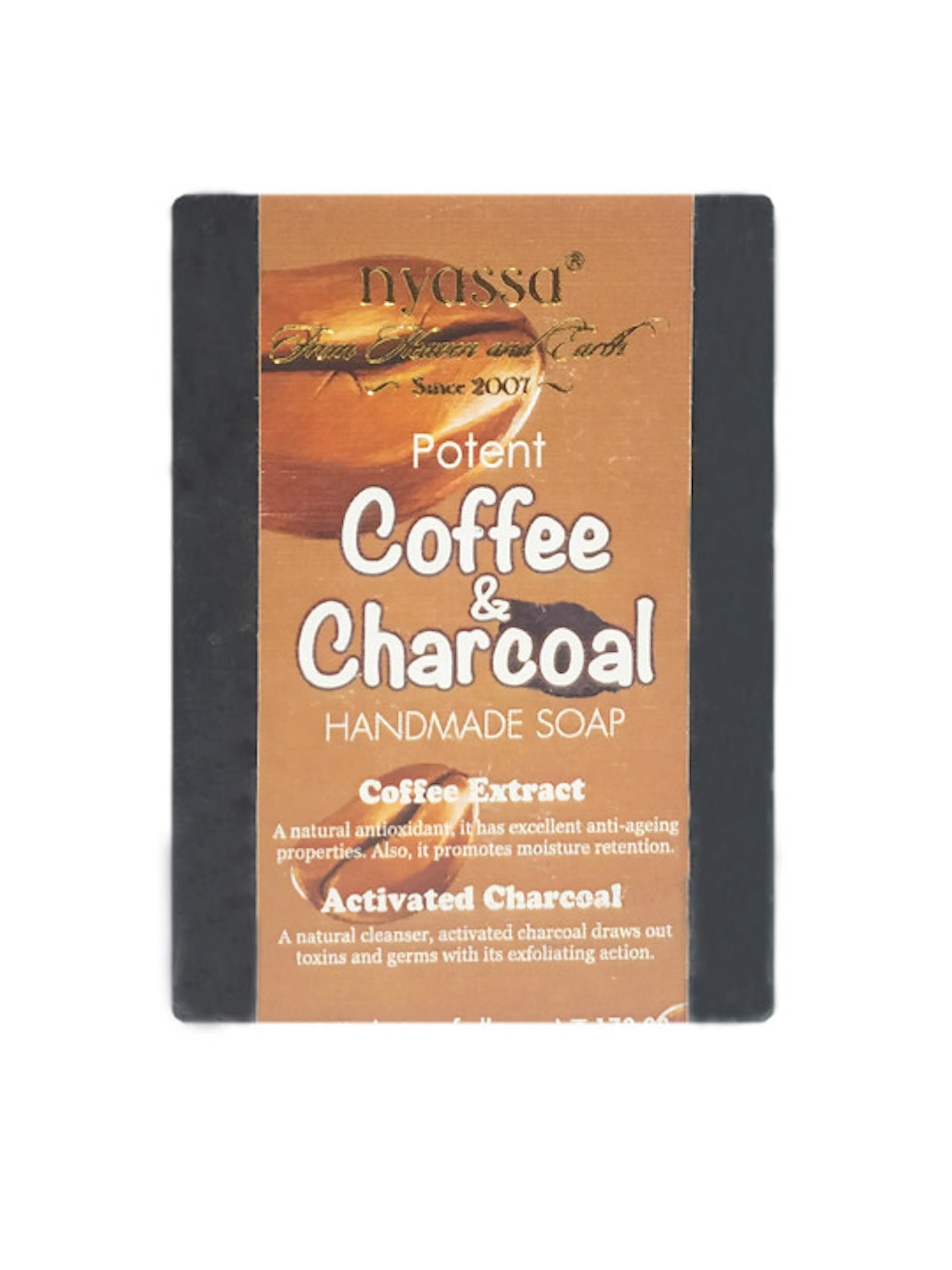 Nyassa Coffee & Charcoal Handmade Soap 75gm