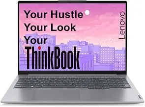 LenovoThinkBook 16 G6 Laptop | AMD Ryzen 3 7330U | 16" WUXGA IPS 300 Nits Display | 8GB DDR4 RAM & 512GB SSD | Windows 11 Home + MS Office 2021 | Fingerprint Reader | Arctic Grey (21KKA0J2IN)