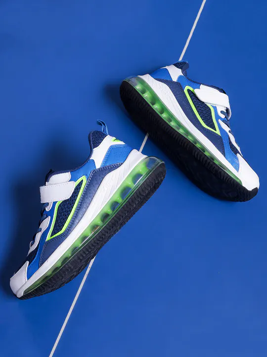 Red Tape Kids White Mesh Air + Walking Shoes