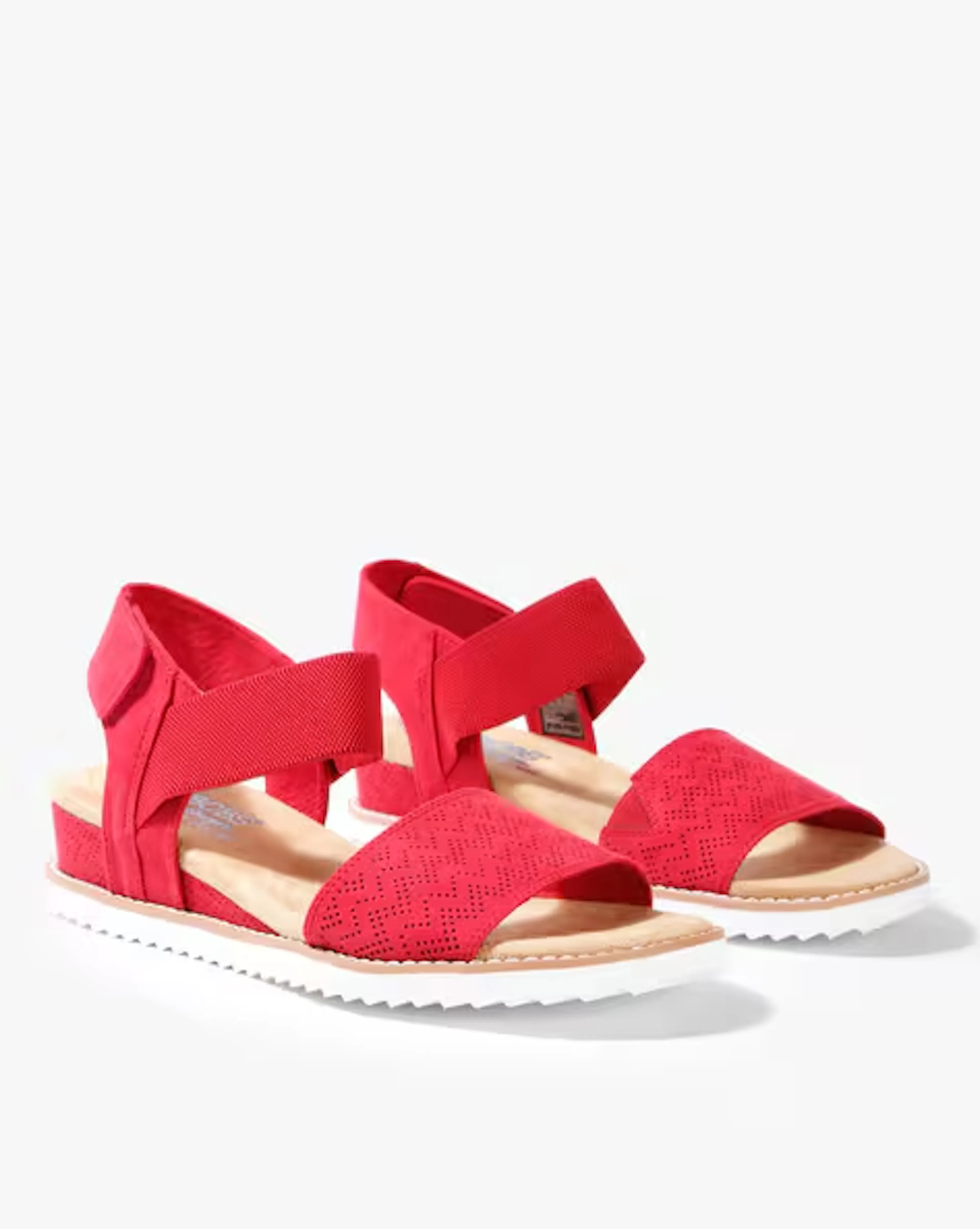 Desert Kiss Flat Sandals with Velcro Fastening