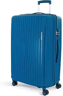 Kamiliantby American Tourister Medium Savvy 70 Cms Check-in (PP) Hard Sided 8 Wheels Spinner Luggage/Suitcase/Trolley Bag (Deep Ocean) (Double Wheel) Blue