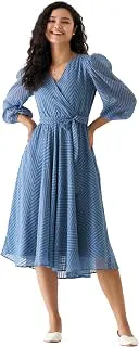 AASKWomen Fancy Plain & Solid Designer Dress for Women