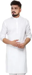 CELLUX Men Solid Straight Kurta