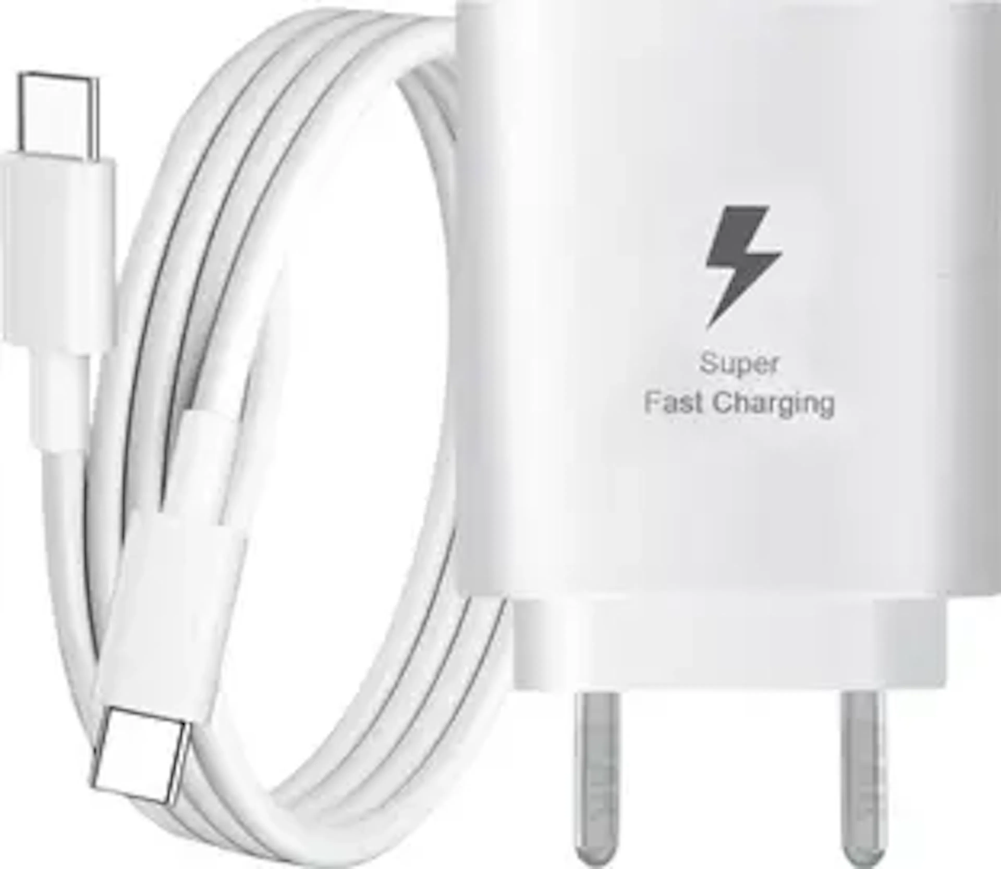 MAK 25 W Supercharge 3.1 A Wall Charger for Mobile with Detachable Cable