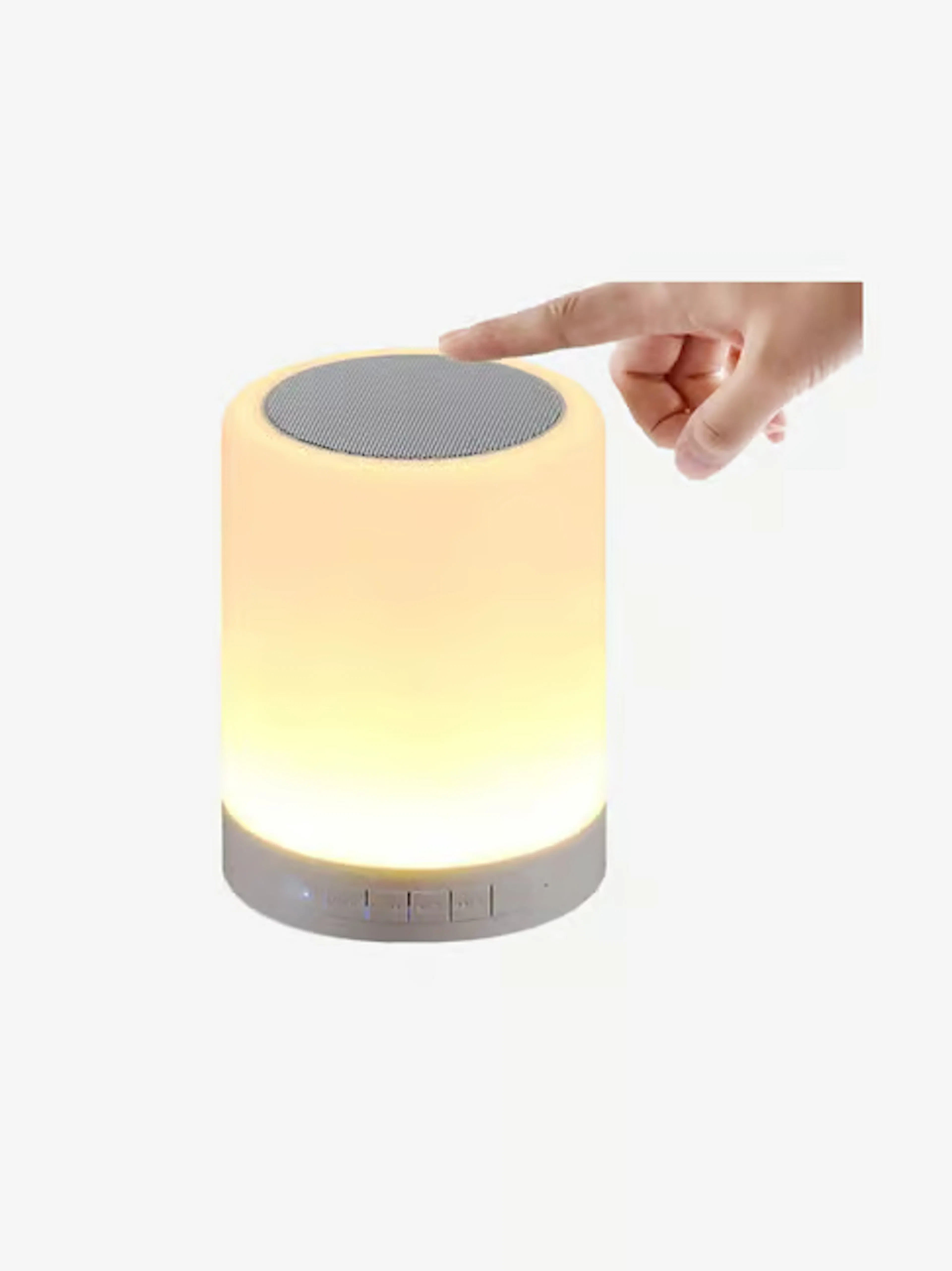 Bingo Touch lamp Light Bluetooth Speaker Portable (White)