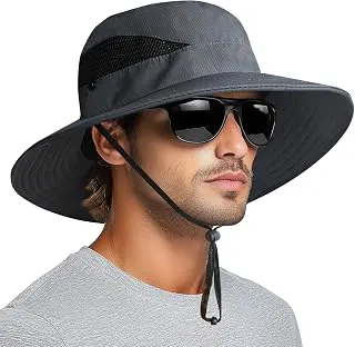HSRLightweight Breathable Stylish Summer Hat Cap for Men Women, UV Protection, Sun Protection Round Cap for Travel, Hiking, Gardning, Fishing for Men Women