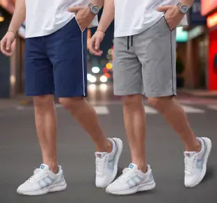 FEEL TRACK Solid Men Blue, Grey Regular Shorts