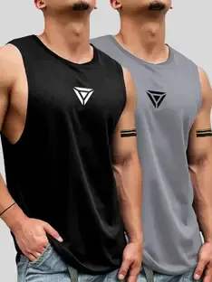Jump Cuts Men Vest