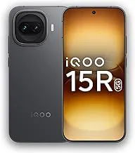 iQOO15R (Dark Knight, 8GB RAM, 256GB Storage) | Snapdragon® 8 Gen 5 Processor | India’s Slimmest Smartphone in 7600mAh Battery* | Segment's Most Stable 144FPS Gaming*