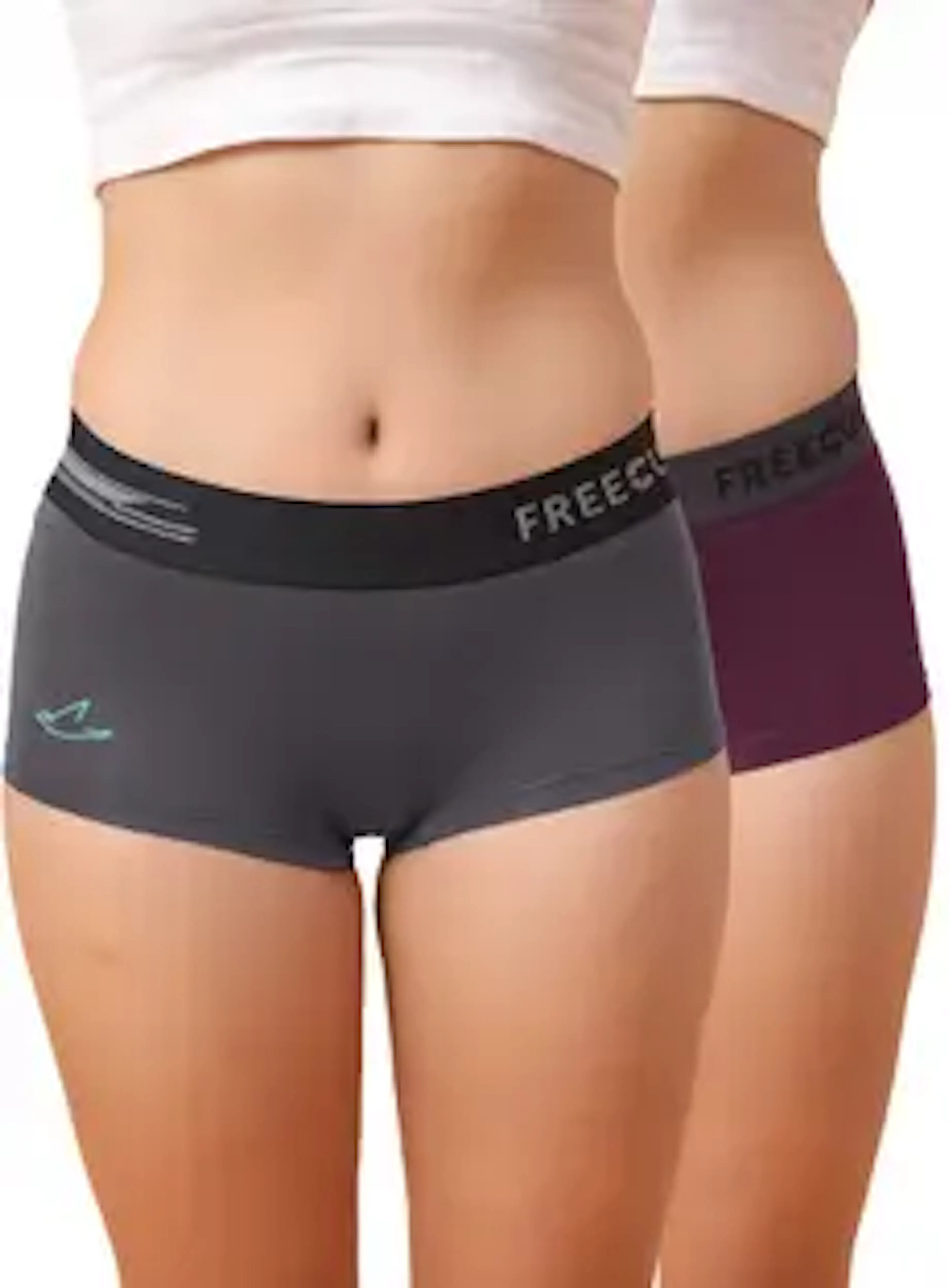 FREECULTR Women Hipster Grey, Maroon Panty