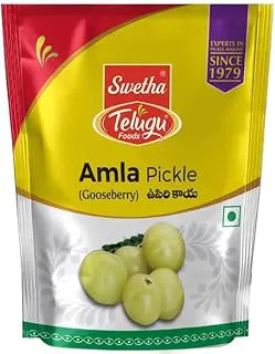 Swetha Telugu Foods Amla Pickle, 35g Pouch
