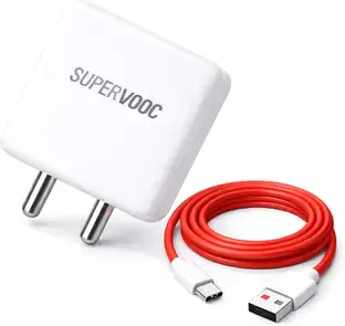 MAK 80 W SuperVOOC 5 A Wall Charger for Mobile with Detachable Cable