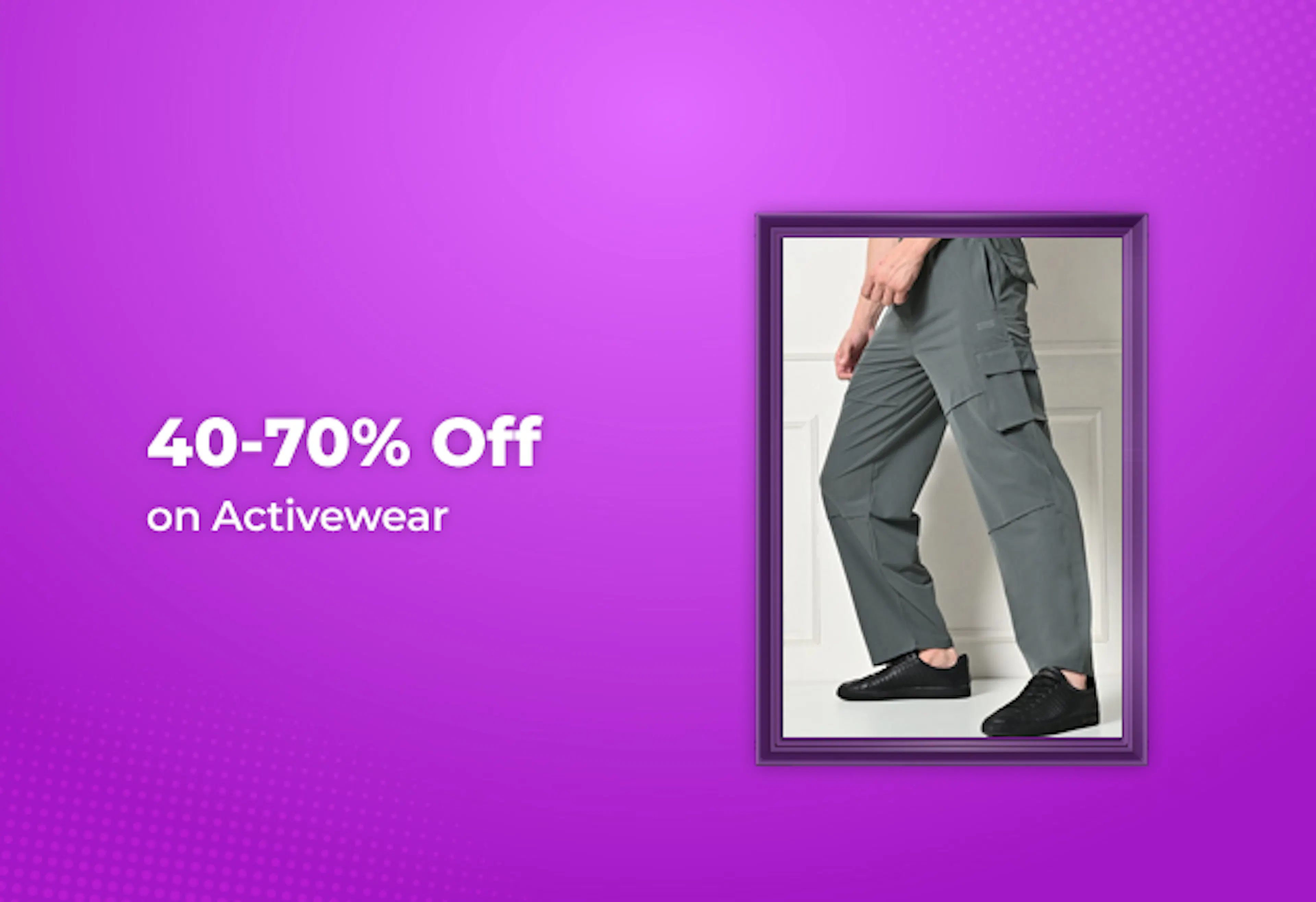 40-70% Off on Activewear