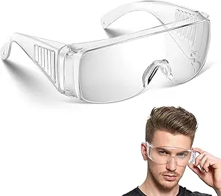 YuganYugan Safety Goggles for Men & Women | Bike Riding & Dust Safety Transparent Glasses | Lightweight, Anti-Fog, UV Protective, Scratch-Resistant Polycarbonate Lens for Lab & Industrial Use