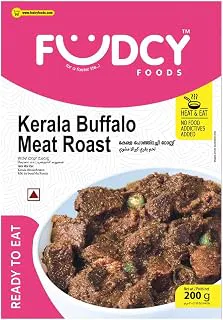 Fudcy Foods Ready to Eat Buffalo Meat Roast 200GM Pouch| Kerala Special | Open Heat & Eat | Non-Vegetarian | No Added Preservatives | Japanese Retort Technology 200GM Pouch (Pack of 1)