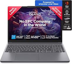Lenovo IdeaPad Slim 3 13th Gen Core i5-13420H 15.3 inch (38.8cm) WUXGA IPS Laptop (16GB RAM/512GB SSD/Windows 11/Office Home 2024/Top Metal Cover/Backlit Keyboard/1Yr ADP/Grey/1.6Kg), 83K100S3IN