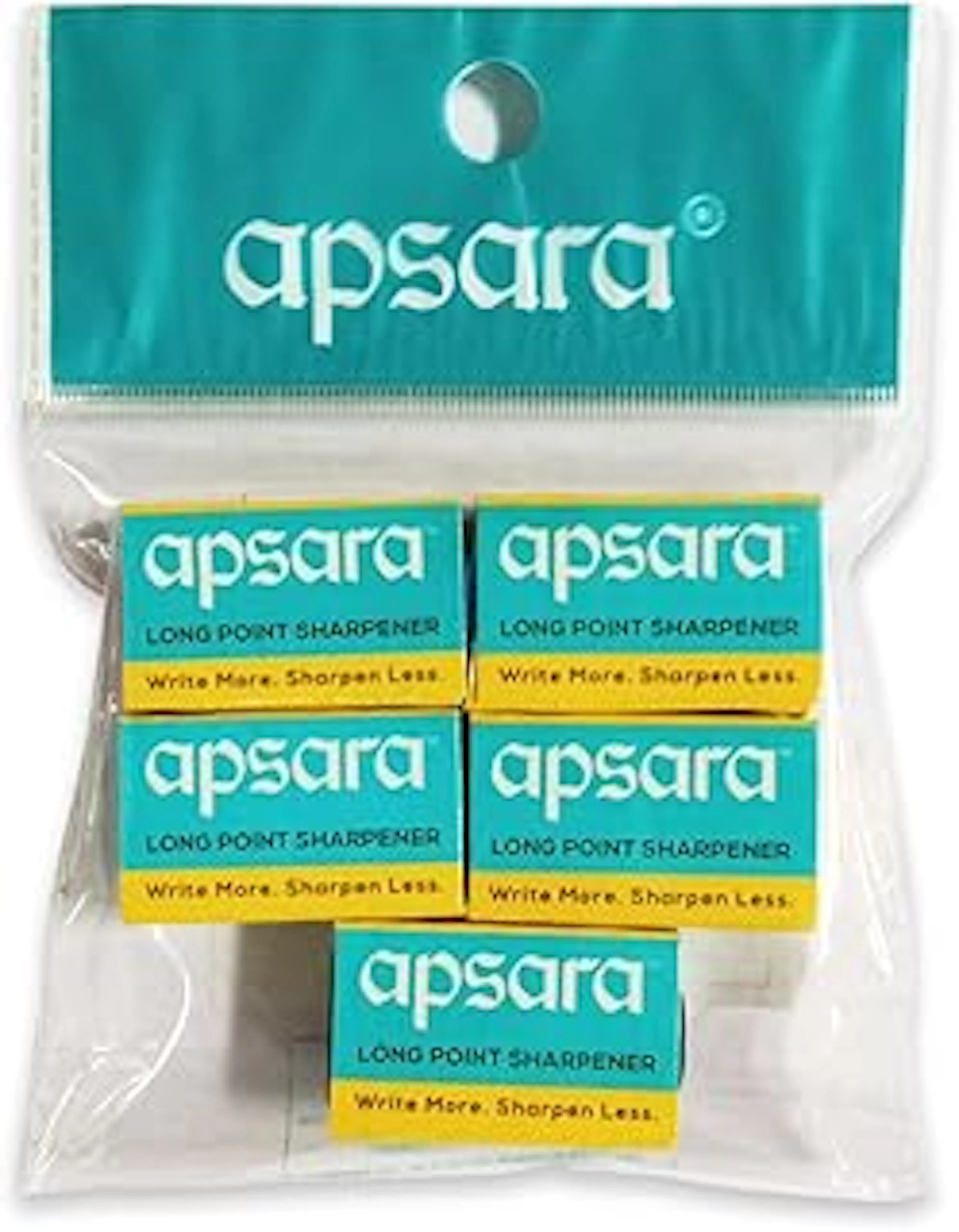 Apsara Long Point Sharpeners (5 piece pouch)