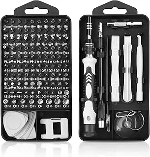 115-in-1 Precision Screwdriver Set | Professional Magnetic Wrench Bits Repair Tool Kit with Portable Case for Electronics, Mobile, Laptop, PC, Watch, Game Console & DIY Household Repairs